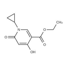 Ethyl 1-cyclopropyl-4-hydroxy-6-oxo-1,6-dihydropyridine-3-carboxylate