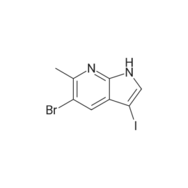 5-Bromo-3-iodo-6-methyl-1H-pyrrolo[2,3-b]pyridine