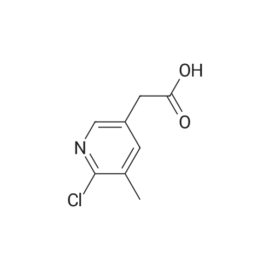 2-(6-Chloro-5-methylpyridin-3-yl)acetic acid