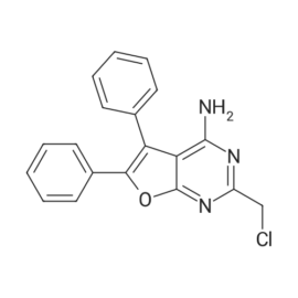 2-(Chloromethyl)-5,6-diphenylfuro[2,3-d]pyrimidin-4-amine