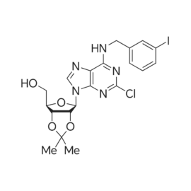 2-Chloro-N-[(3-iodophenyl)methyl]-2′,3′-O-(1-methylethylidene) Adenosine