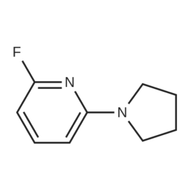 2-Fluoro-6-(pyrrolidin-1-yl)pyridine
