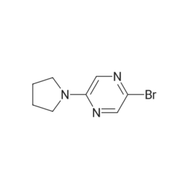 2-Bromo-5-(pyrrolidin-1-yl)pyrazine