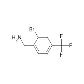(2-Bromo-4-(trifluoromethyl)phenyl)methanamine