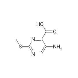5-Amino-2-(methylthio)pyrimidine-4-carboxylic acid
