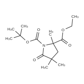 1-tert-Butyl 2-ethyl 2,4,4-trimethyl-5-oxopyrrolidine-1,2-dicarboxylate