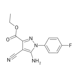 Ethyl 5-amino-4-cyano-1-(4-fluorophenyl)-1H-pyrazole-3-carboxylate