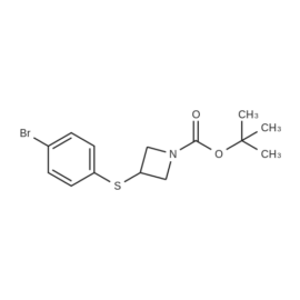 1-BOC-3-(4-bromophenyl)sulfanylazetidine