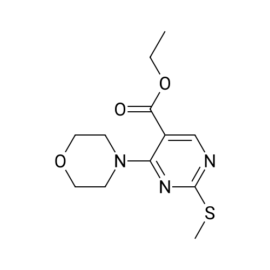 Ethyl 2-(methylsulfanyl)-4-(morpholin-4-yl)pyrimidine-5-carboxylate