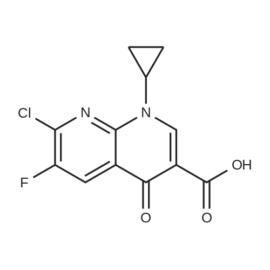 7-Chloro-1-cyclopropyl-6-fluoro-1,4-dihydro-4-oxo-1,8-naphthyridine-3-carboxylic Acid