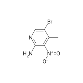 2-Amino-5-bromo-4-methyl-3-nitropyridine