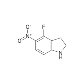 4-Fluoro-5-nitro-2,3-dihydro-1H-indole