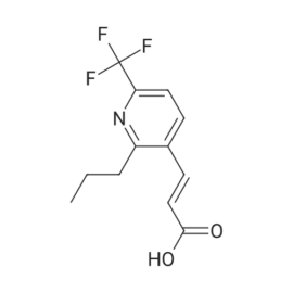 (E)-3-(2-Propyl-6-(trifluoromethyl)pyridin-3-yl)acrylic acid