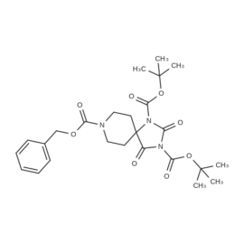 8-Benzyl 1,3-di-tert-butyl 2,4-dioxo-1,3,8-triazaspiro[4.5]decane-1,3,8-tricarboxylate