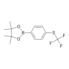 4,4,5,5-Tetramethyl-2-(4-((trifluoromethyl)thio)phenyl)-1,3,2-dioxaborolane