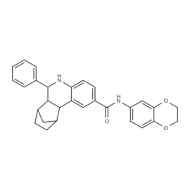 N-(2,3-Dihydrobenzo[b][1,4]dioxin-6-yl)-6-phenyl-5,6,6a,7,8,9,10,10a-octahydro-7,10-methanophenanthridine-2-carboxamide
