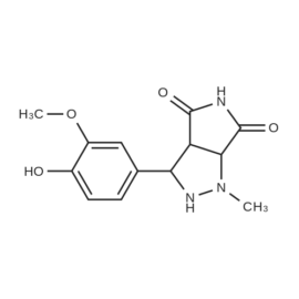 3-(4-Hydroxy-3-methoxyphenyl)-1-methyltetrahydropyrrolo[3,4-c]pyrazole-4,6(1H,5H)-dione