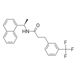 (R)-N-(1-(Naphthalen-1-yl)ethyl)-3-(3-(trifluoromethyl)phenyl)propanamide