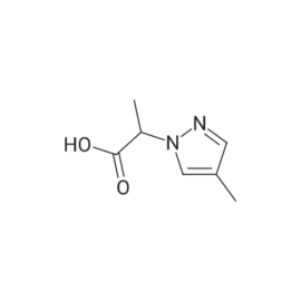 2-(4-Methyl-1H-pyrazol-1-yl)propanoic acid