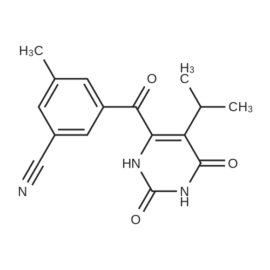 3-(5-Isopropyl-2,6-dioxo-1,2,3,6-tetrahydropyrimidine-4-carbonyl)-5-methylbenzonitrile