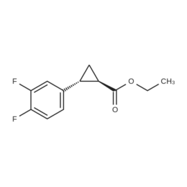 Ethyl (1R,2R)-2-(3,4-difluorophenyl)cyclopropane-1-carboxylate