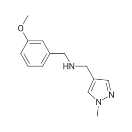 N-(3-Methoxybenzyl)-1-(1-methyl-1H-pyrazol-4-yl)methanamine