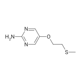 5-(2-(Methylthio)ethoxy)pyrimidin-2-amine