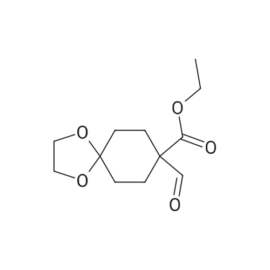 Ethyl 8-formyl-1,4-dioxaspiro[4.5]decane-8-carboxylate