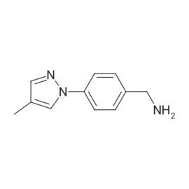 (4-(4-Methyl-1H-pyrazol-1-yl)phenyl)methanamine