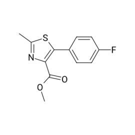 Methyl 5-(4-fluorophenyl)-2-methylthiazole-4-carboxylate