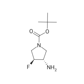 (3S,4S)-tert-Butyl 3-amino-4-fluoropyrrolidine-1-carboxylate