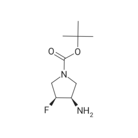 (3R,4S)-tert-Butyl 3-amino-4-fluoropyrrolidine-1-carboxylate