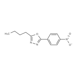 2-Butyl-5-(4-nitrophenyl)-1,3,4-oxadiazole