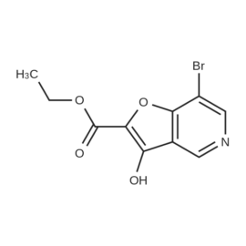 Furo[3,2-c]pyridine-2-carboxylic acid, 7-bromo-3-hydroxy-, ethyl ester