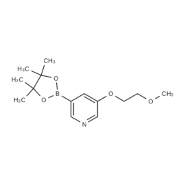 3-(2-Methoxyethoxy)-5-(4,4,5,5-tetramethyl-1,3,2-dioxaborolan-2-yl)pyridine